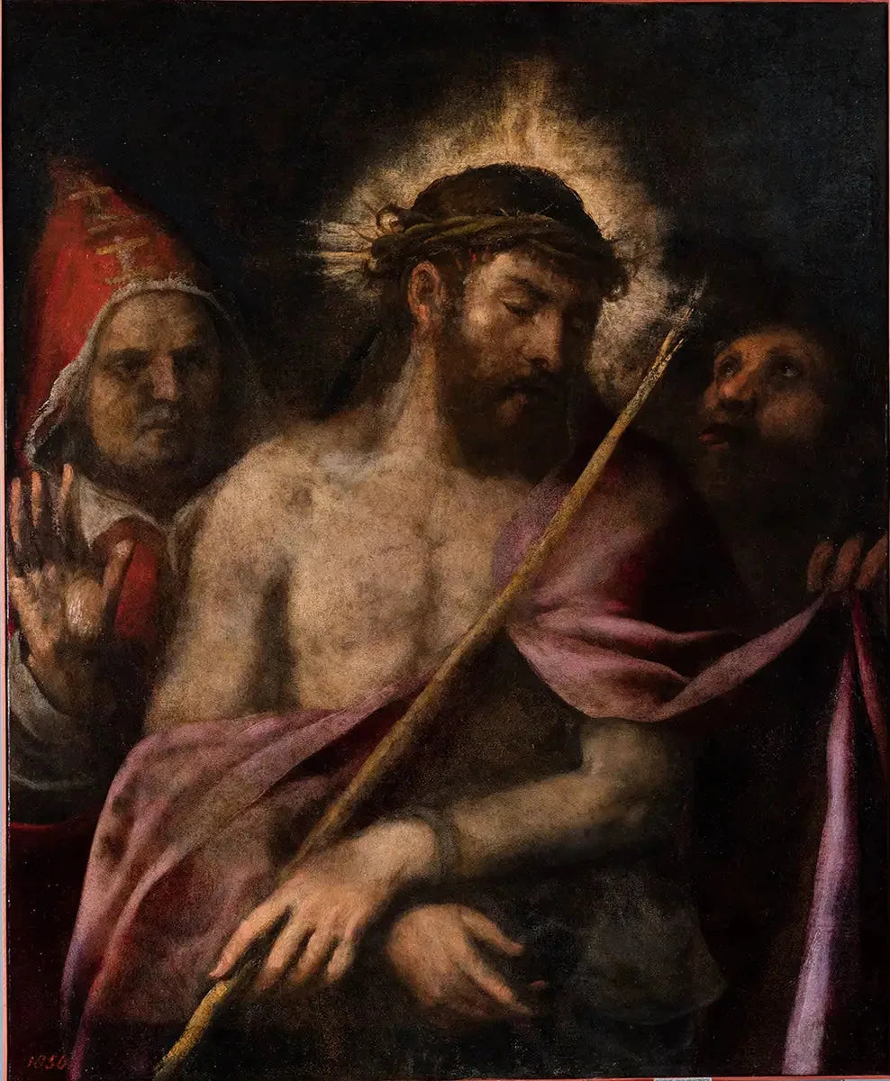 Ecce homo - Titian image 1 copie de tableau peinte à la main