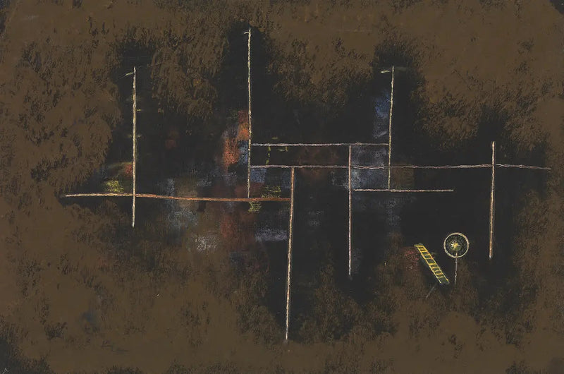 échafaudage pour un bâtiment neuf - Paul Klee