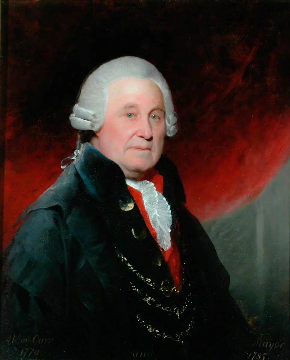 Échevin Carr, lord-maire - Gilbert Stuart image 1 copie peinte à la main à l’huile