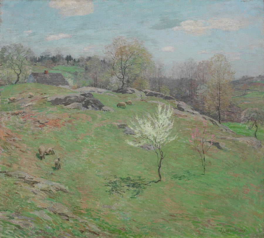 Éclosion des bourgeons - Willard Metcalf