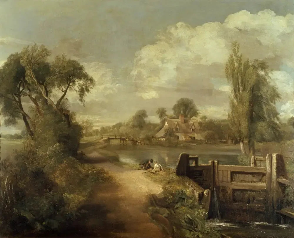 Écluse de Flatford - John Constable image 1 reproduction de peinture à l’huile