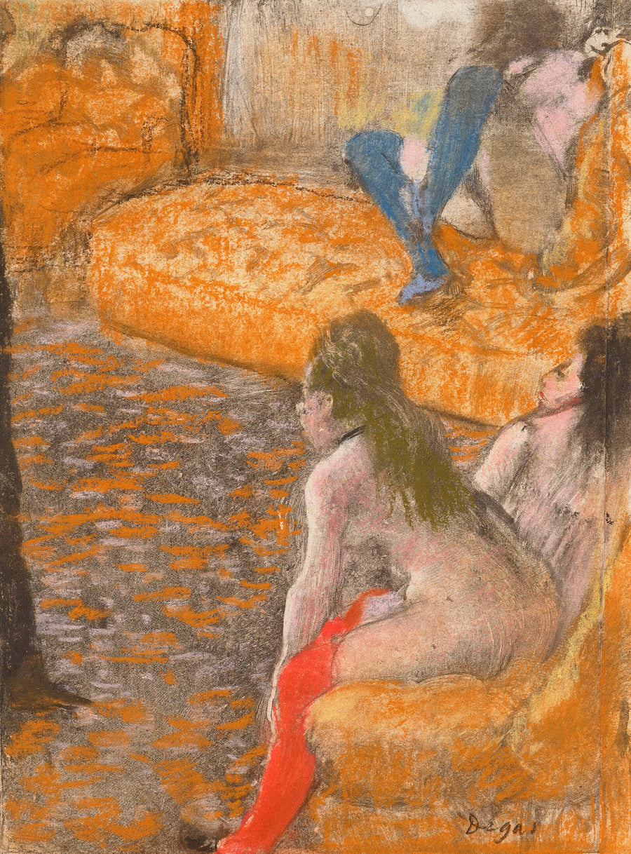 Attente d’un client - Edgar Degas