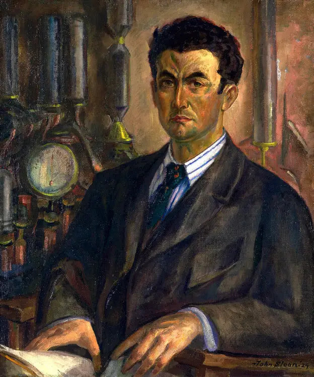 Edgar Varèse - John Sloan image 1 tableau peint à l’huile sur toile