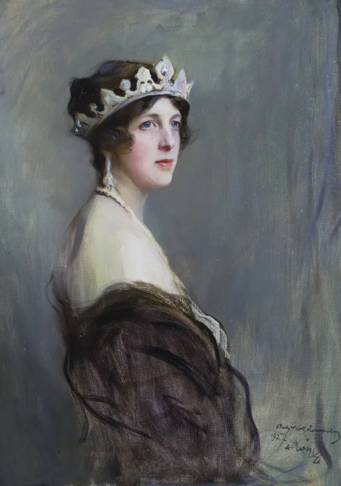Edith Helen Chaplin, marquise de Londonderry - Philip de László image 1 copie de tableau peinte à la main