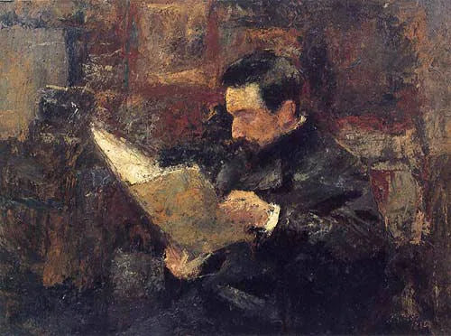 Edmond Picard - Jan Toorop image 1 copie peinte à la main à l’huile