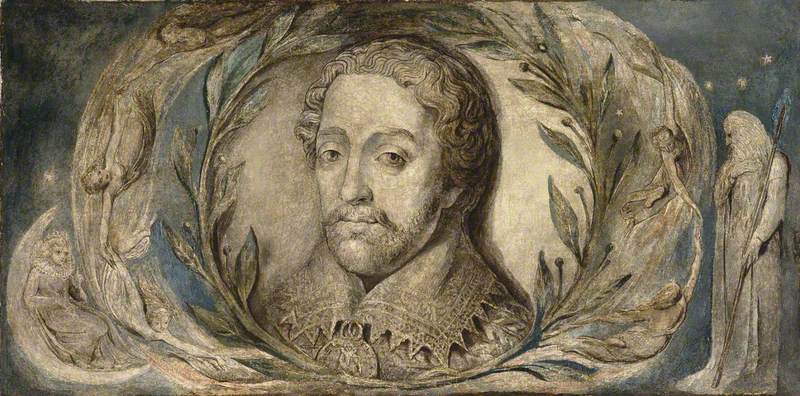Edmund Spenser (vers 1552–1599) - William Blake image 1 tableau peint à l’huile sur toile