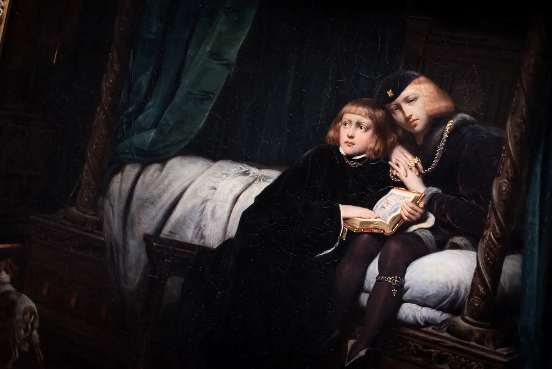 Édouard V et le duc d'York dans la Tour - Paul Delaroche image 1 reproduction réalisée par Alpha Reproduction