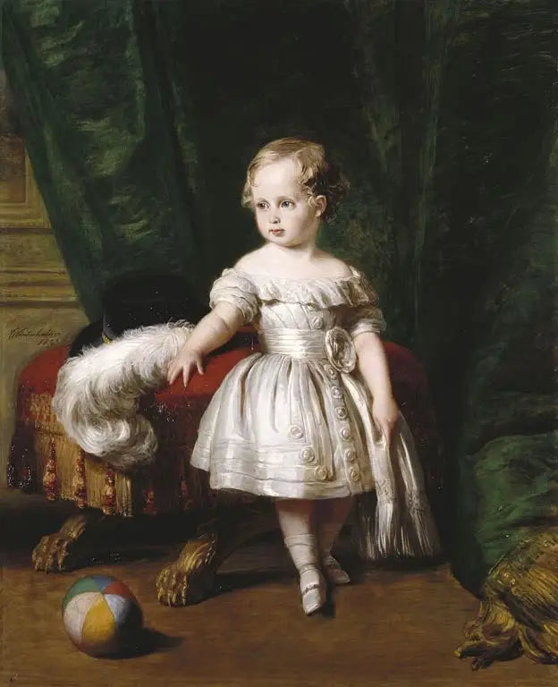 Édouard VII (1840-1910) quand Albert Édouard, prince de Galles - Franz Xaver Winterhalter image 1 reproduction de peinture à l’huile