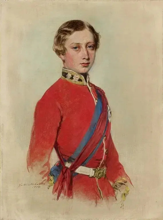 Édouard VII (1841-1910) alors prince de Galles - Franz Xaver Winterhalter image 1 reproduction artisanale de tableau