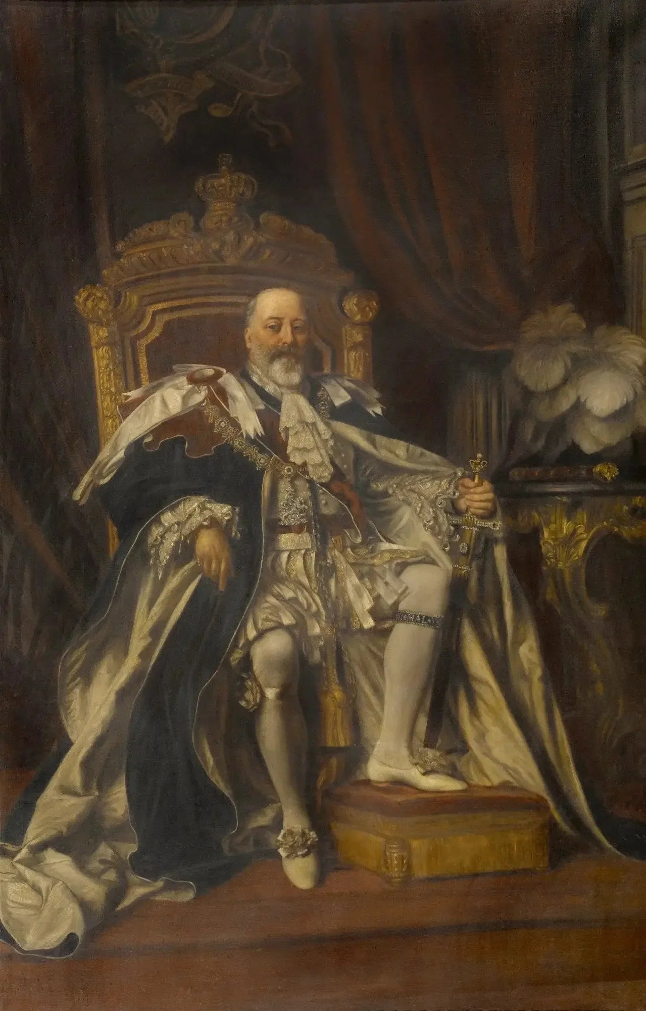 Édouard VII (1841–1910) - Edward Poynter image 1 copie de tableau peinte à la main
