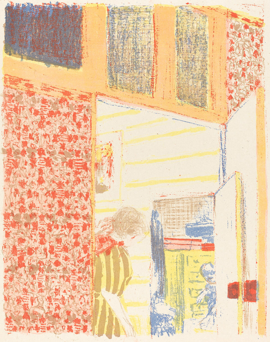 Intérieur aux tentures roses - Édouard Vuillard