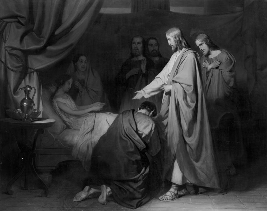 L'éducation de la fille de Jaïrus - Willem Hendrik Schmidt