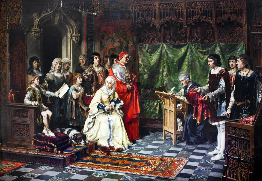 Éducation du prince Don Juan - Salvador Martínez Cubells