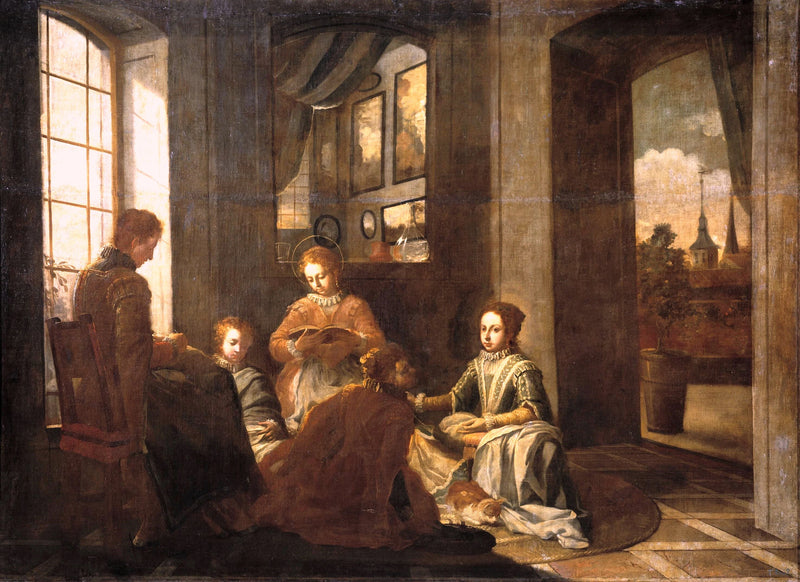 L'éducation de Sainte Thérèse - Juan García de Miranda