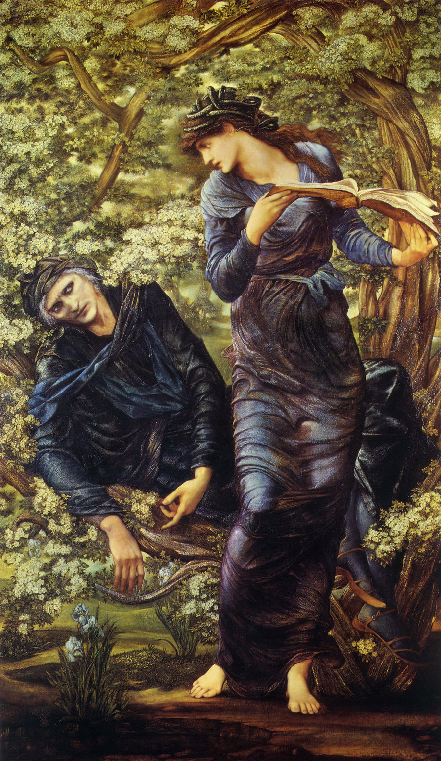 L'Envoûtement de Merlin - Edward Burne-Jones