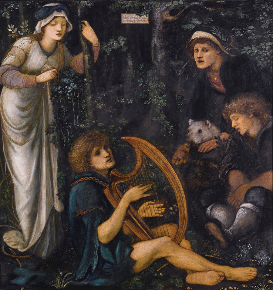 La Folie de Tristram - Edward Burne-Jones