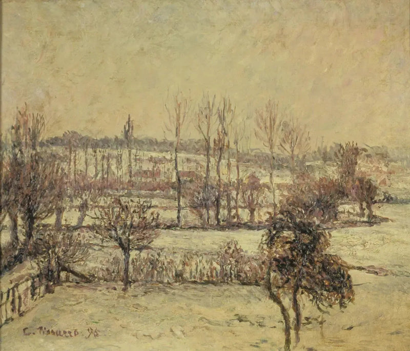 Effet de neige à Éragny - Camille Pissarro