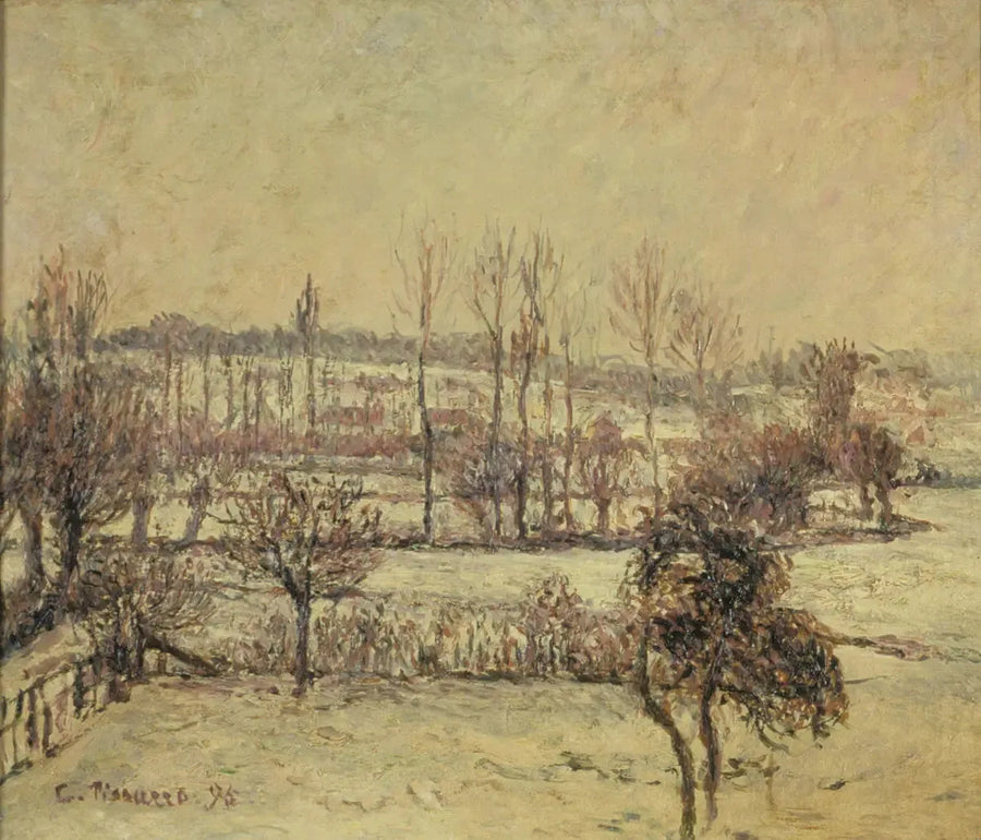 Effet de neige à Éragny - Camille Pissarro
