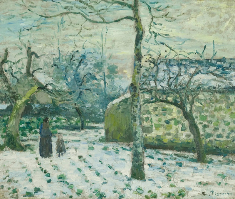 Effet de neige à Montfoucault - Camille Pissarro