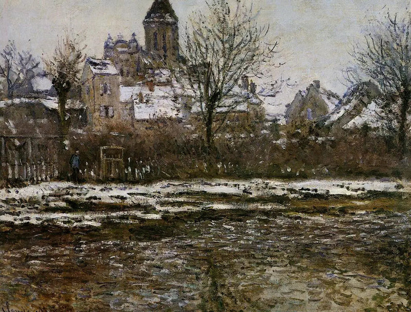 Effet de neige à Vétheuil - Claude Monet