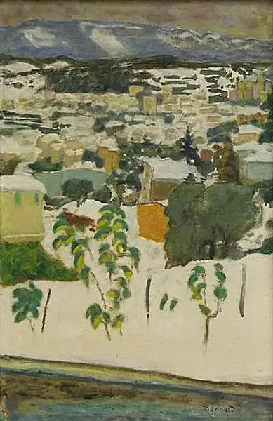 Effet de neige - Pierre Bonnard