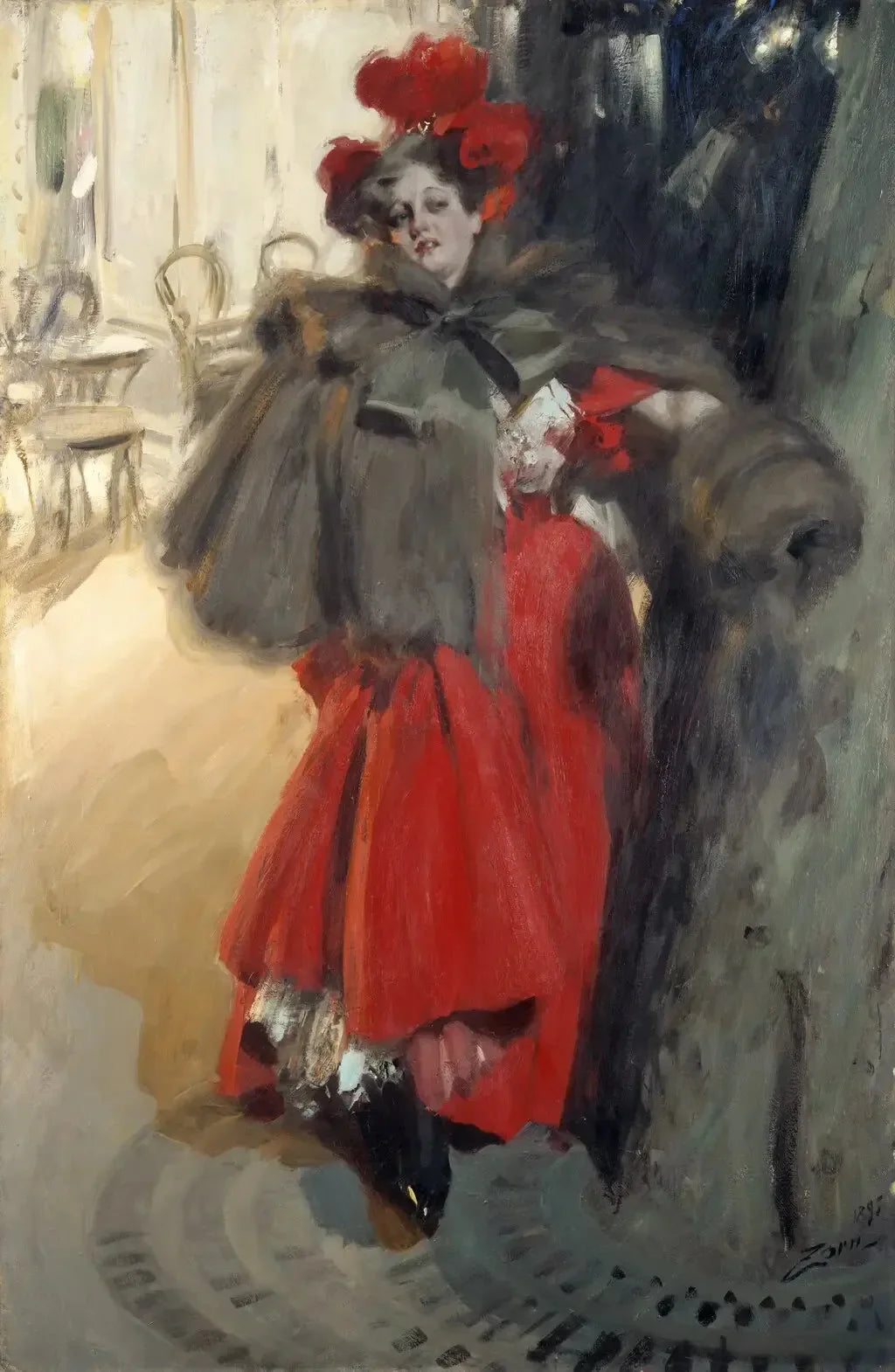 Effet de nuit - Anders Zorn image 1 reproduction de peinture à l’huile