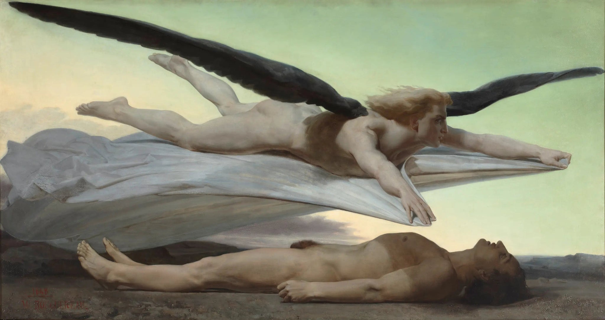 Égalité devant la mort - Bouguereau image 1 copie de tableau peinte à la main