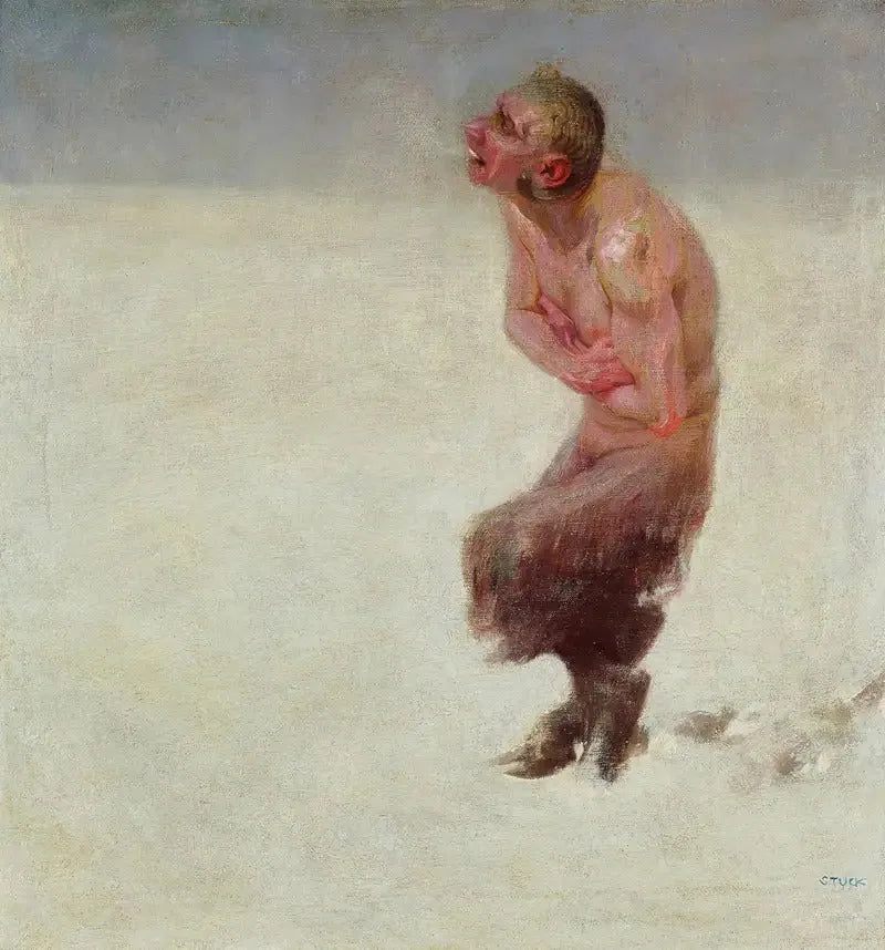 Égaré - Franz Von Stuck image 1 reproduction d’œuvre d’art à l’huile