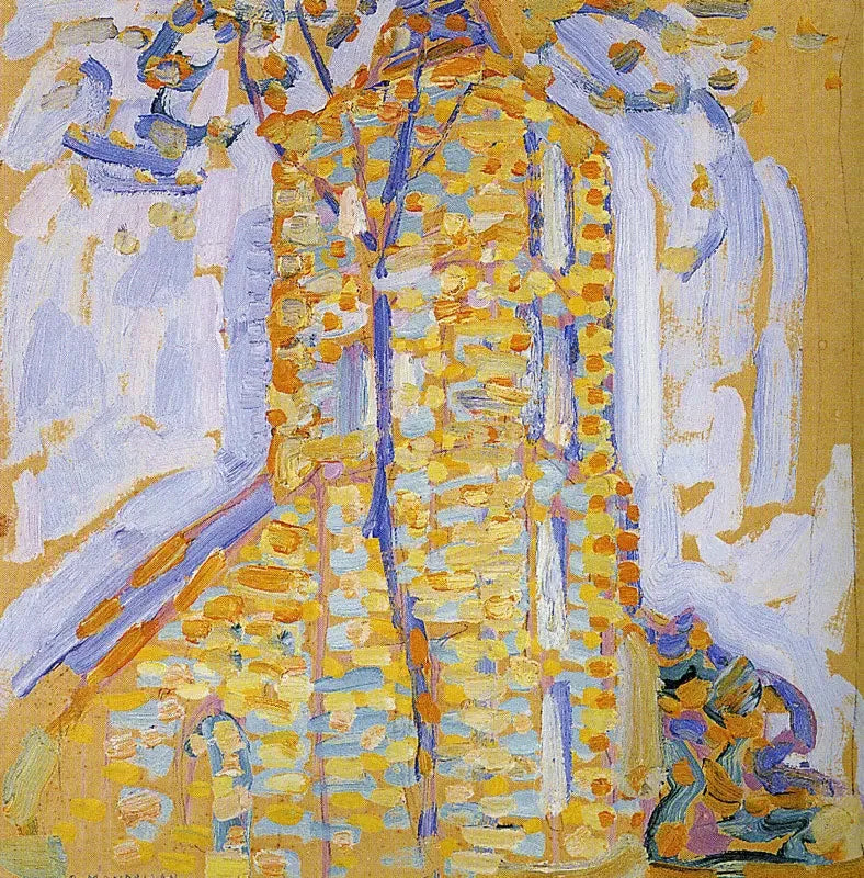 Église à Domburg - Piet Mondrian image 1 reproduction réalisée par Alpha Reproduction