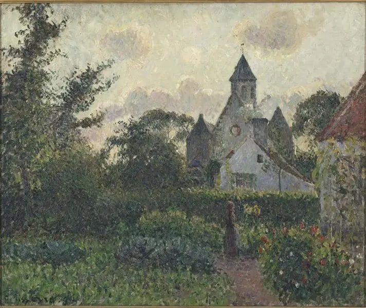 Église de Knocke - Camille Pissarro image 1 reproduction réalisée par Alpha Reproduction