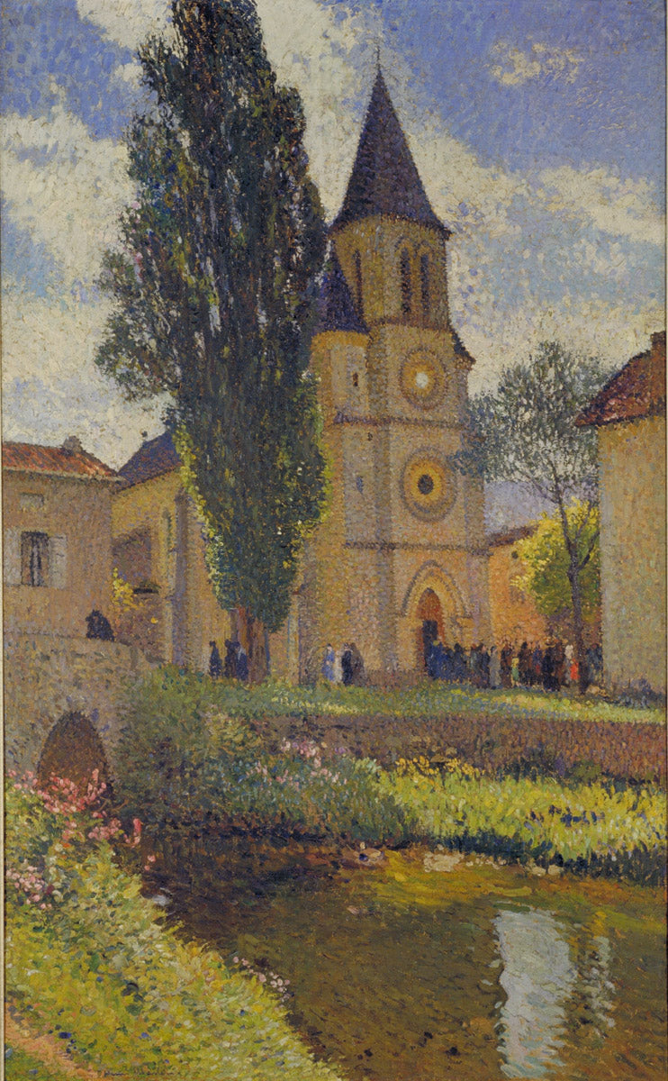 Église de Labastide-du-Vert - Henri-Jean Guillaume Martin image 1 reproduction de peinture à l’huile