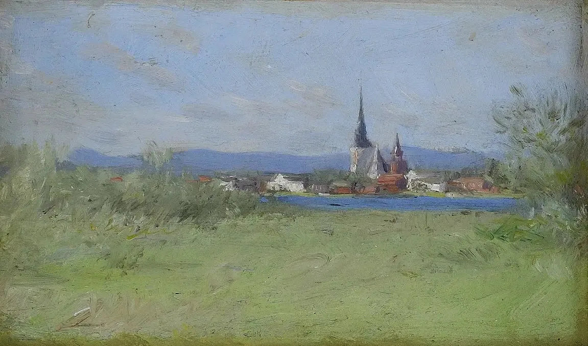 Église de Mora - Anders Zorn image 1 tableau peint à l’huile sur toile