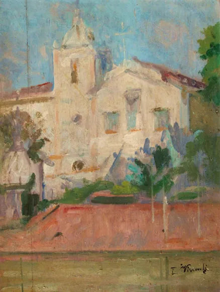 Église de Santa Teresa - Eliseu Visconti image 1 copie peinte à la main à l’huile