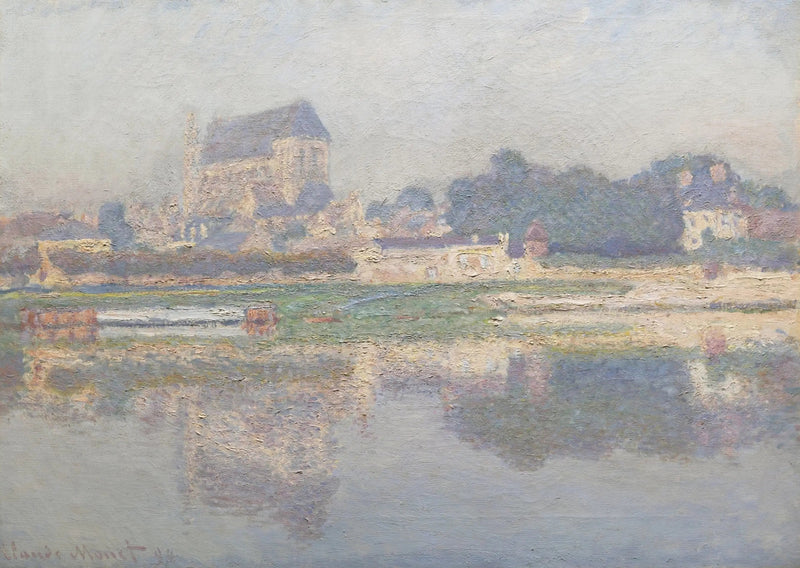 Église de Vernon, soleil - Claude Monet
