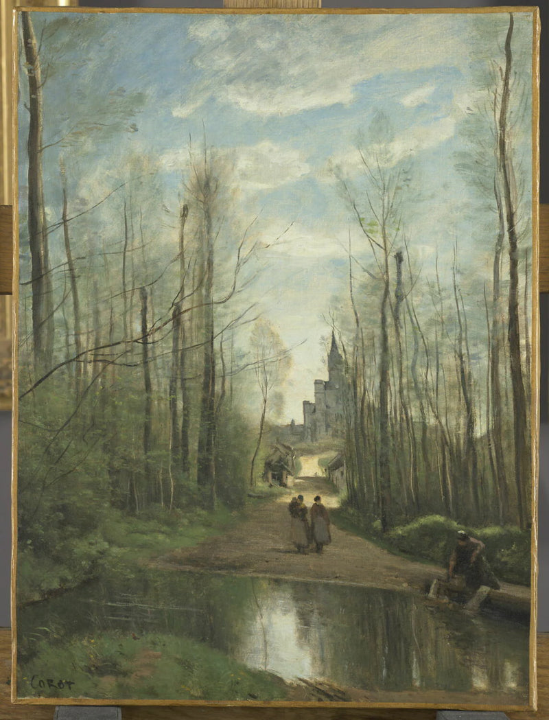 L'église de Marissel, près de Beauvais - Jean-Baptiste Camille Corot