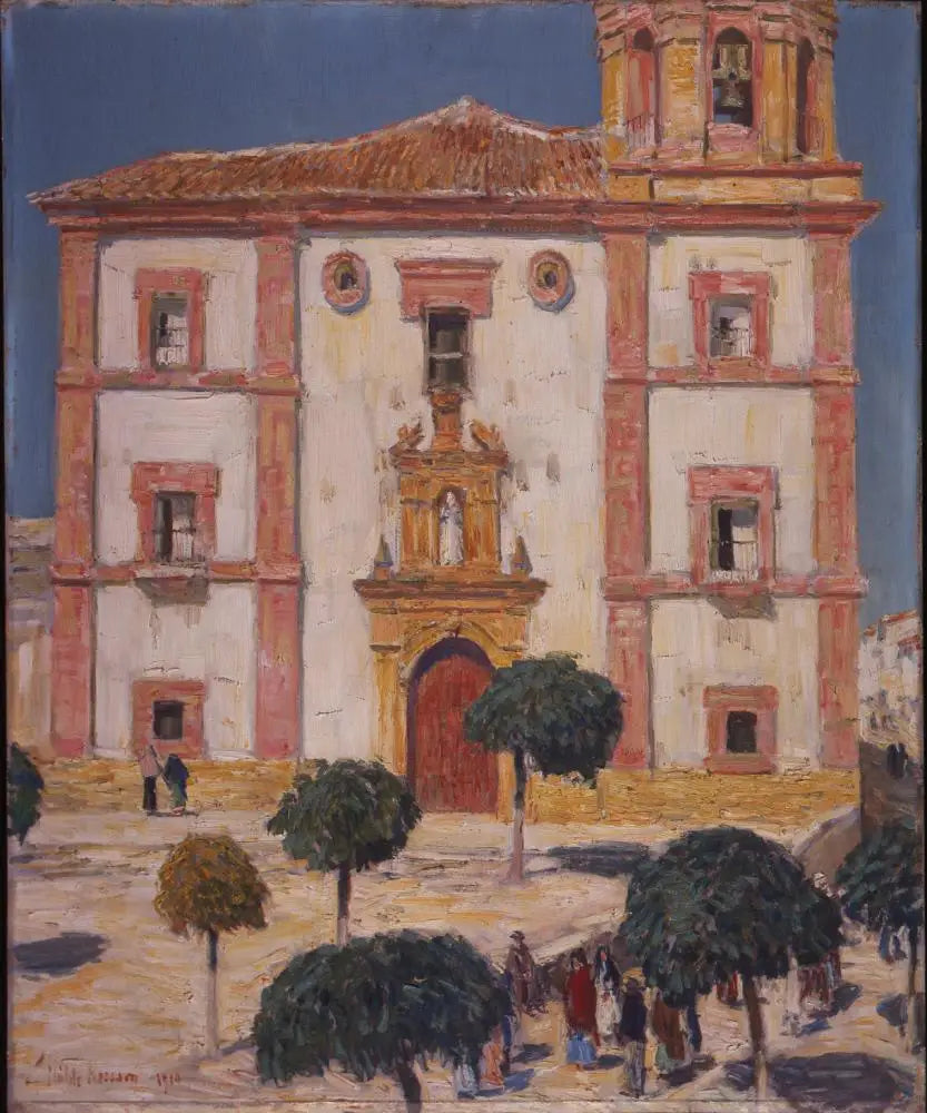 Église, Ronda - Childe Hassam image 1 copie de tableau peinte à la main