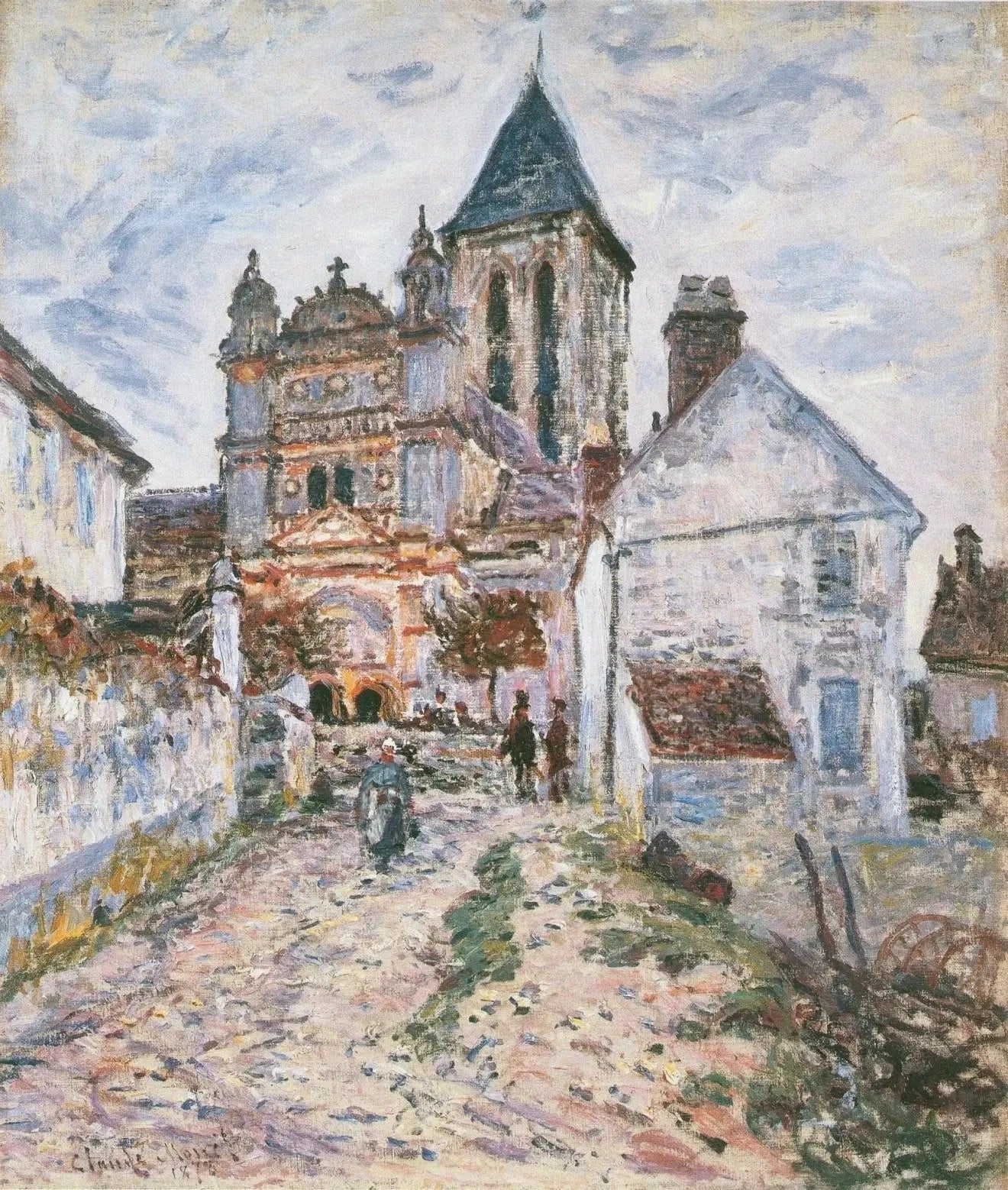 L’Église de Vétheuil W474 par Claude Monet, 1878, Scottish National Gallery