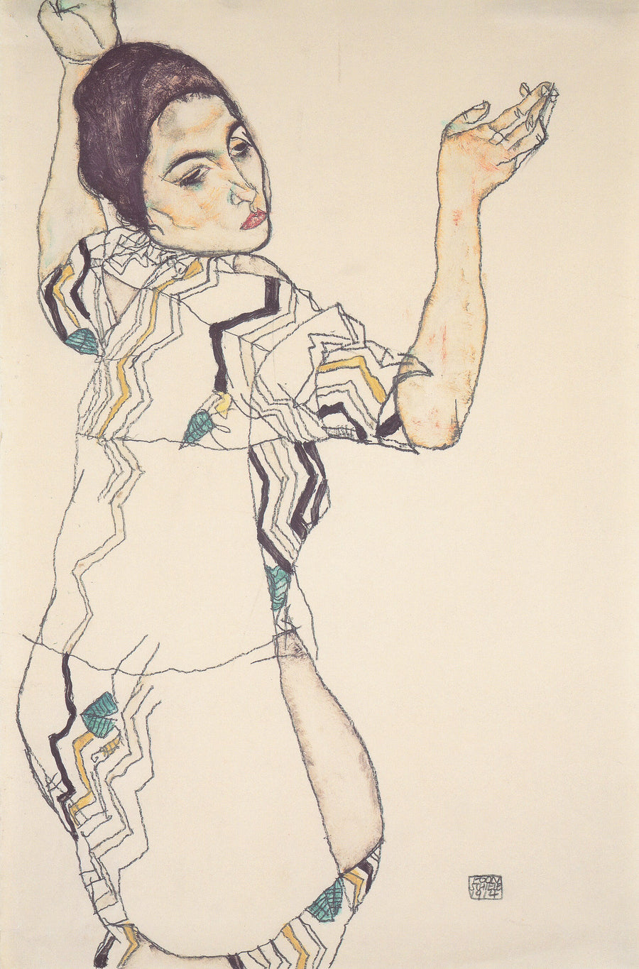 Portrait de Friederike Maria Beer - Egon Schiele