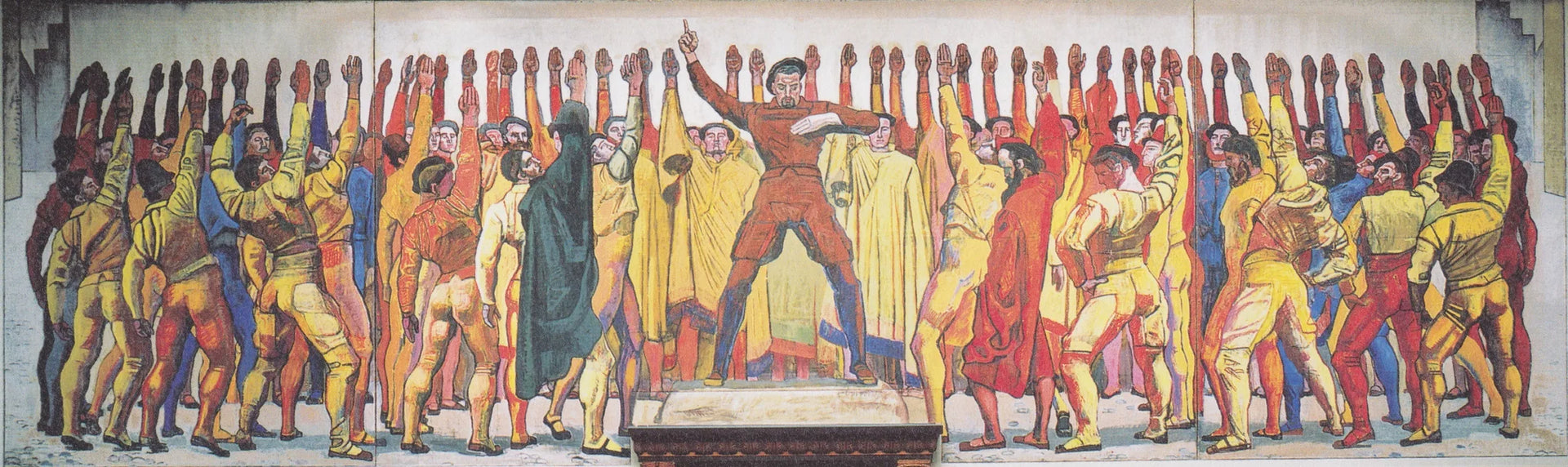 Einmütigkeit - Ferdinand Hodler image 1 copie de tableau peinte à la main