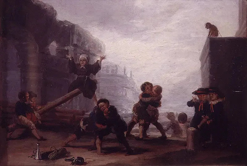 El Balancin - Francisco de Goya