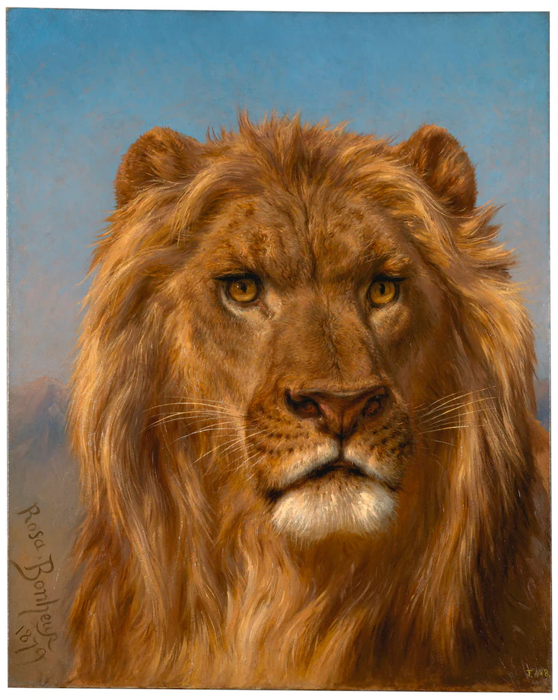 El Cid, tête de lion - Rosa Bonheur
