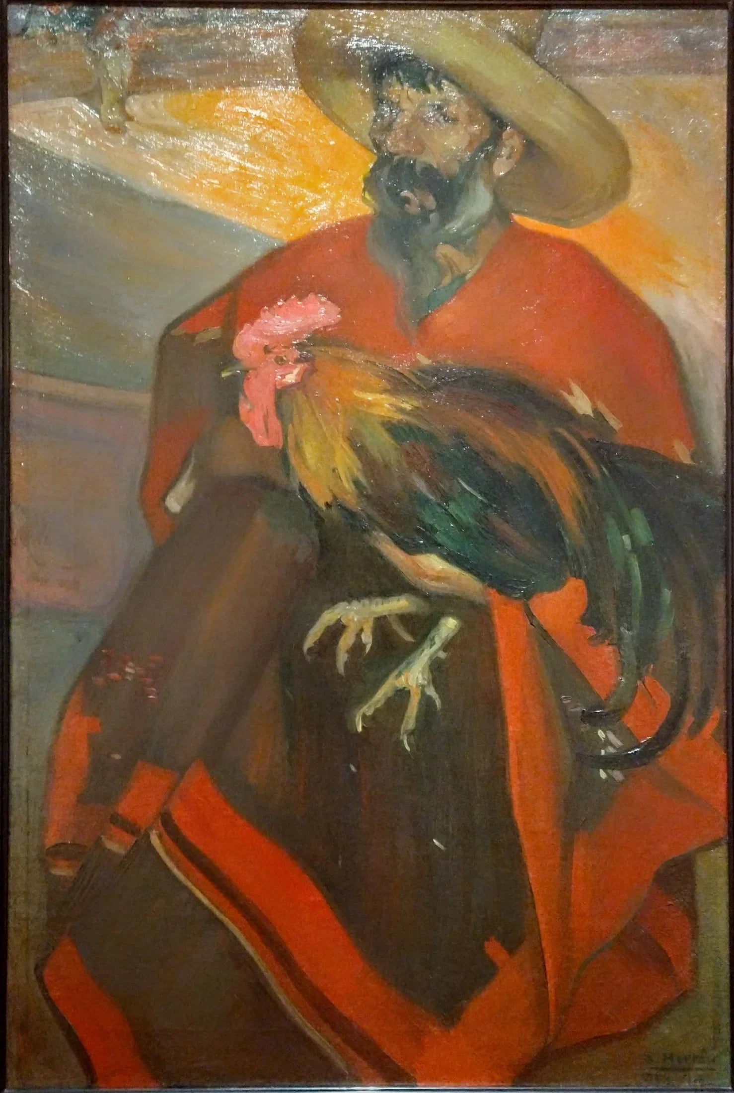 El Gallero - Saturnino Herrán Guinchard image 1 reproduction de peinture à l’huile