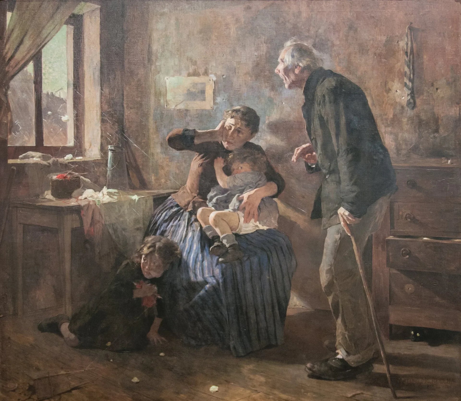 El Granizo de Reims 1886. - Arturo Michelena image 1 reproduction d’œuvre d’art à l’huile