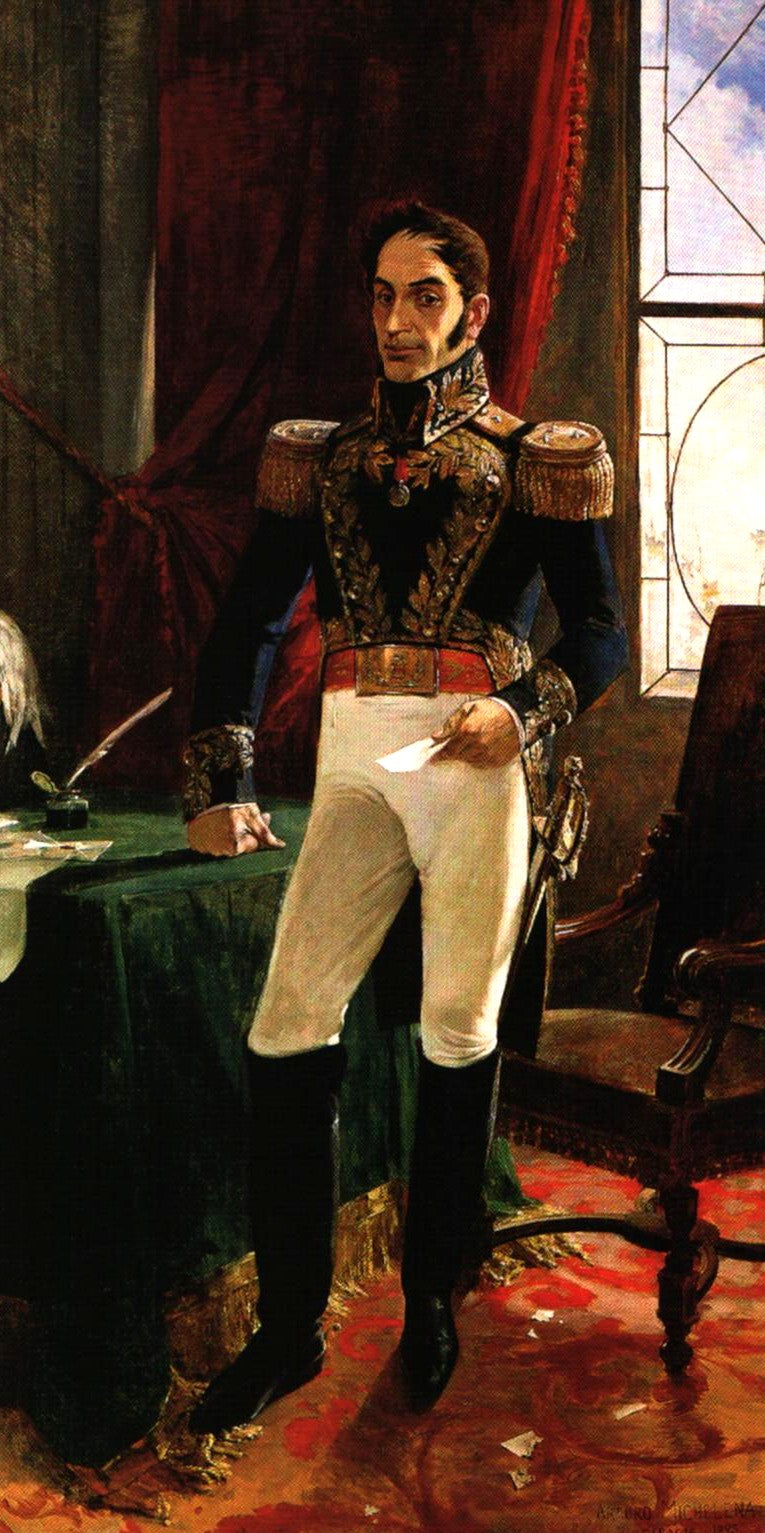 El Libertador en costume de campagne - Arturo Michelena image 1 reproduction d’œuvre d’art à l’huile