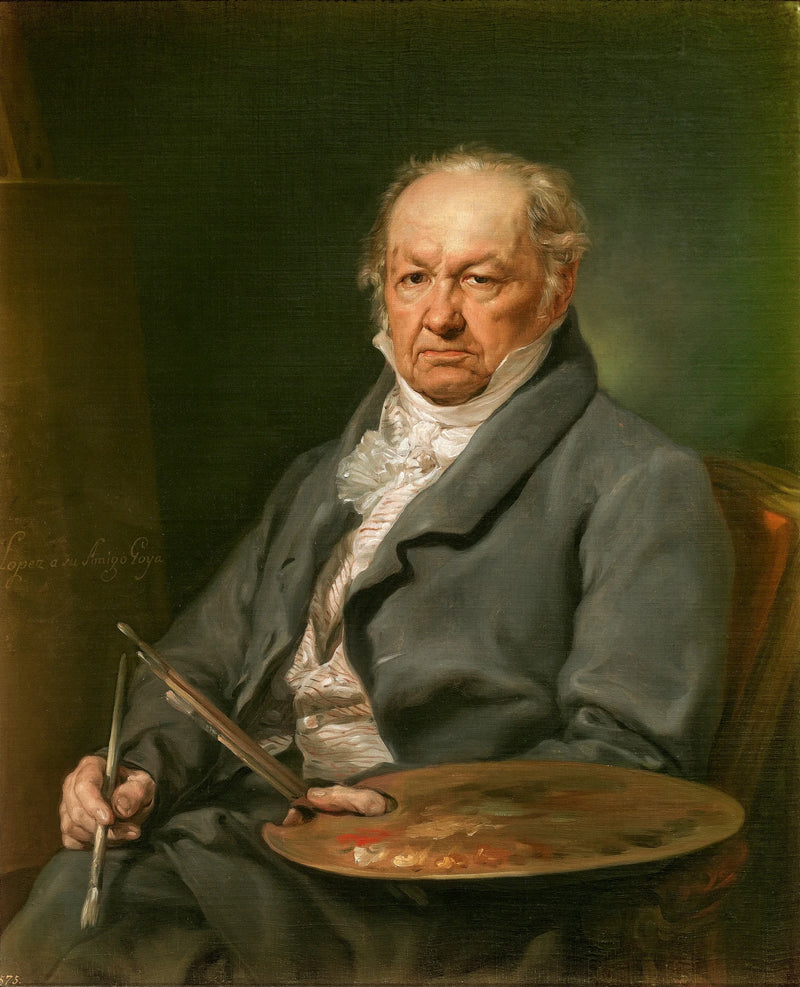 El pintor Francisco de Goya - Vicente López Portaña