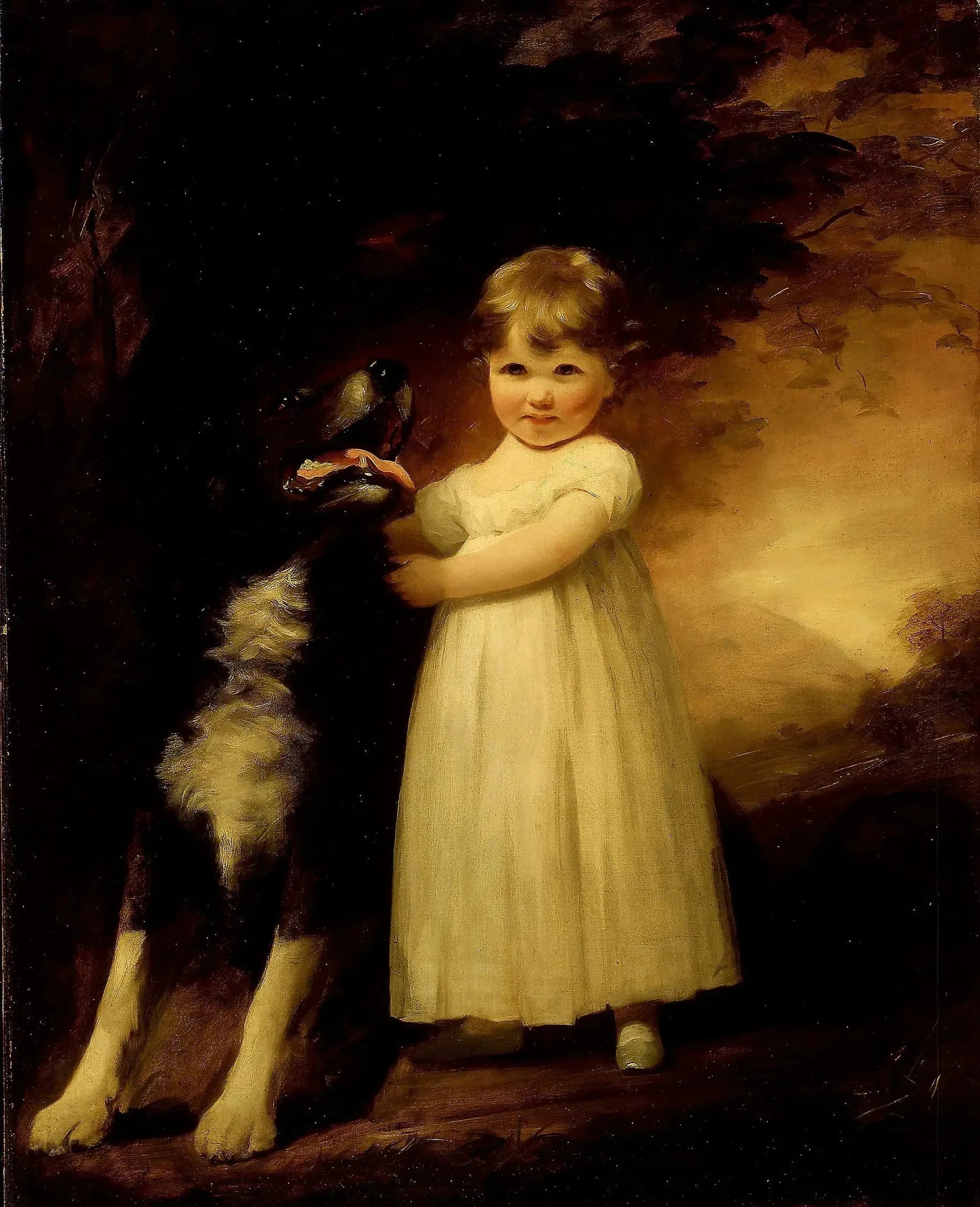 Eleanor Margaret Gibson-Carmichael - Henry Raeburn image 1 copie peinte à la main à l’huile
