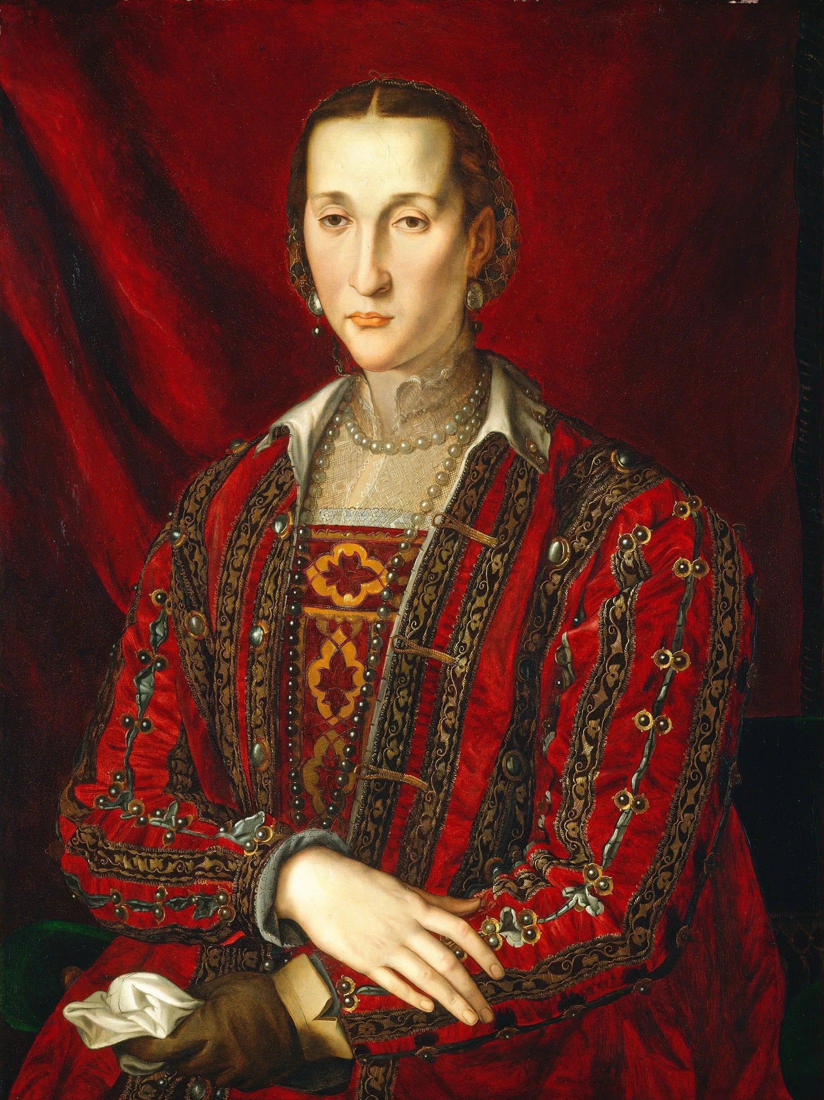 Éléonore de Tolède - Bronzino image 1 reproduction artisanale de tableau