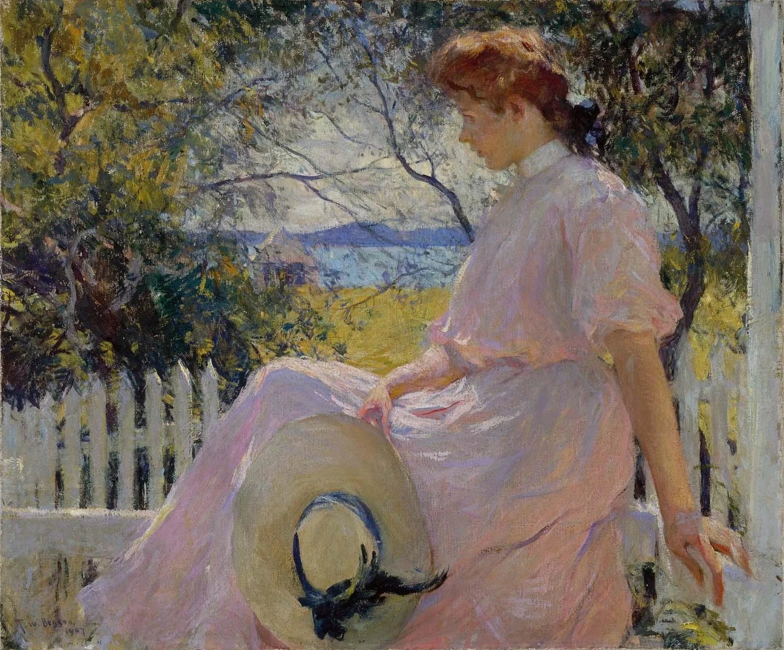Éléonore - Frank Weston Benson image 1 reproduction d’œuvre d’art à l’huile