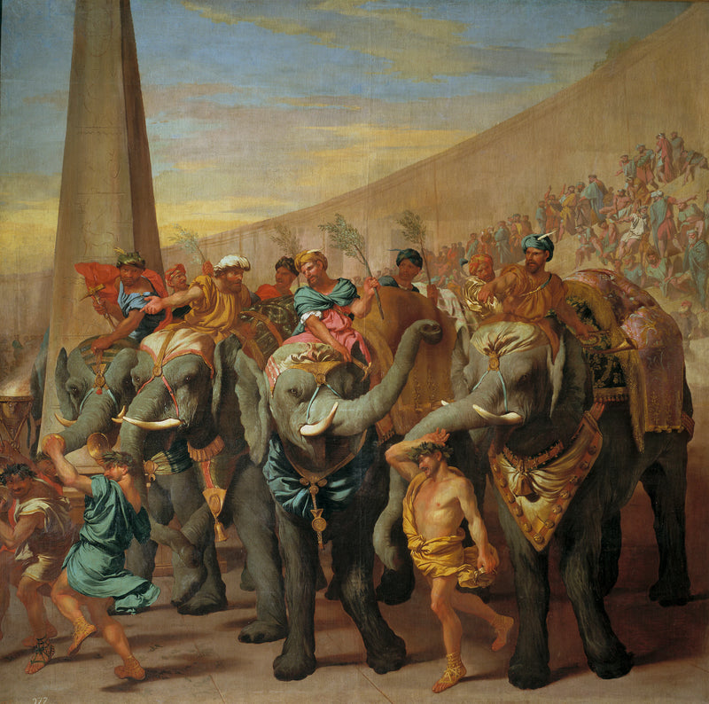 Éléphants dans un cirque - Andrea di Leone