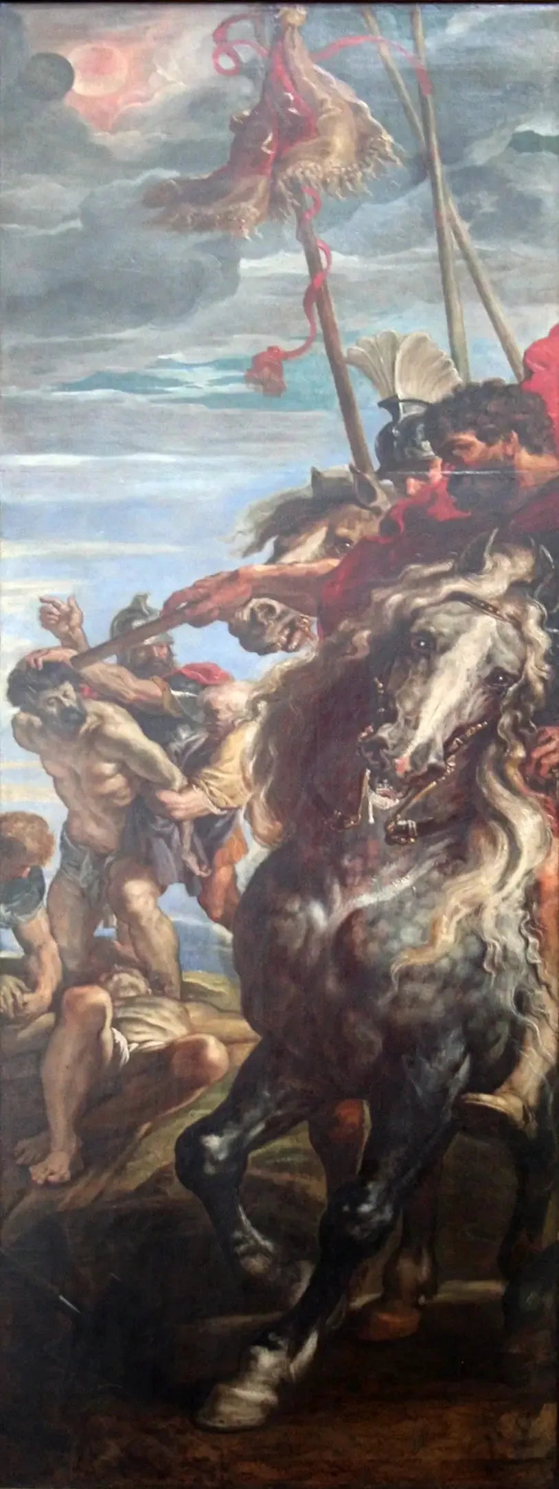 Élévation de la Croix (panneau de droite) - Peter Paul Rubens image 1 reproduction de peinture à l’huile